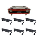 Location Pack de 6 x Barres leds Batterie 6x15w + Flight - PHOCEA LIGHT