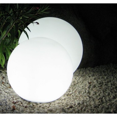 Location Sphère lumineuse diamètre 55cm blanche ampoule E27