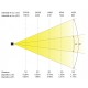 Lcoation Projecteur Fresnel CONTEST SFX-FR150W - LED COB 150 W blanc chaud avec zoom motorisé
